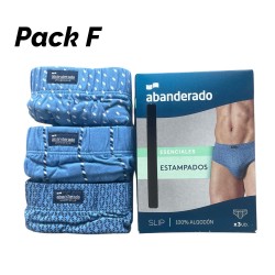 Pack 3 slip Abanderado 100% cotton Style 0080